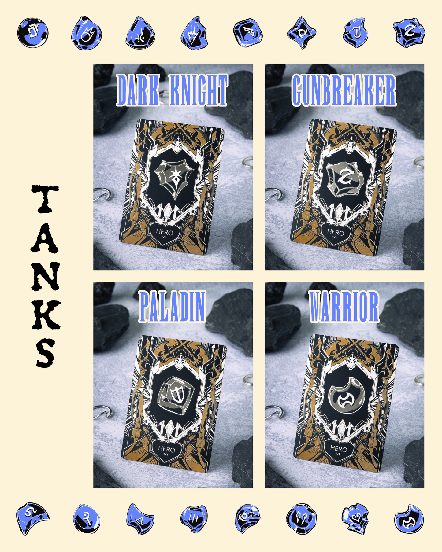 Customizable Stainless Steel Hero Token
