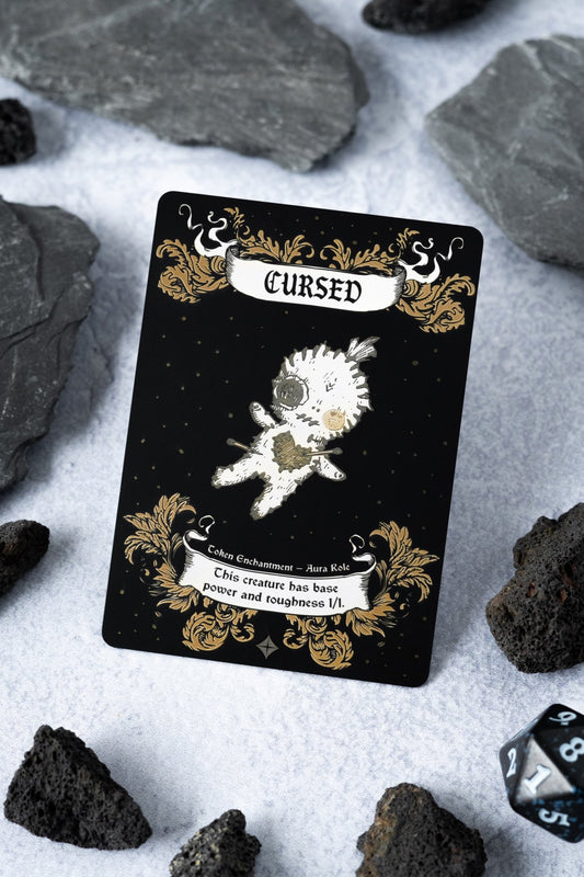 Engraved Steel Cursed Role Token - Legendary Artifacts