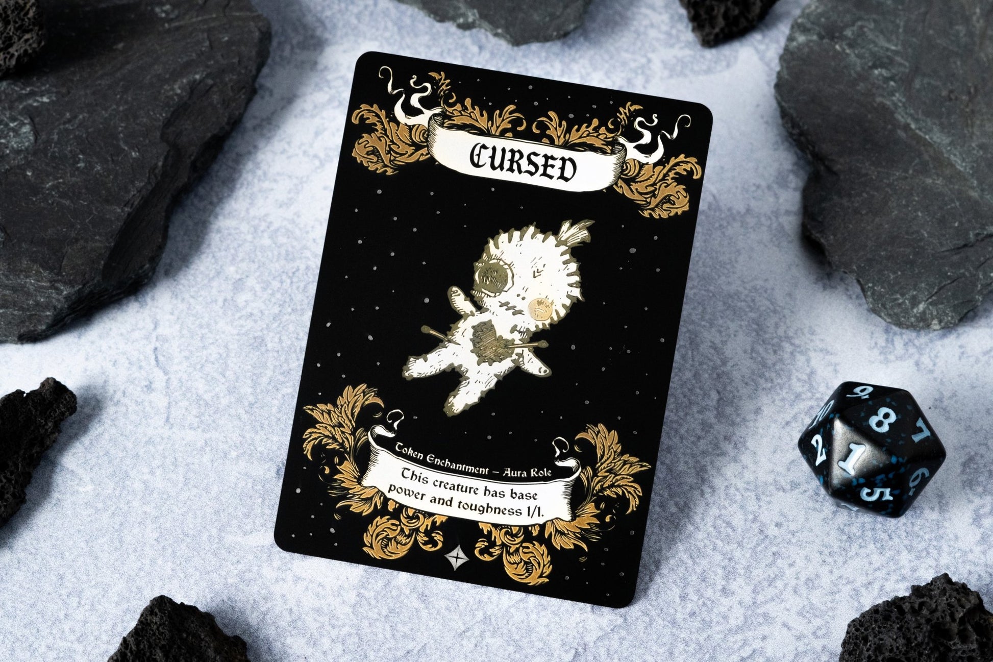 Engraved Steel Cursed Role Token - Legendary Artifacts