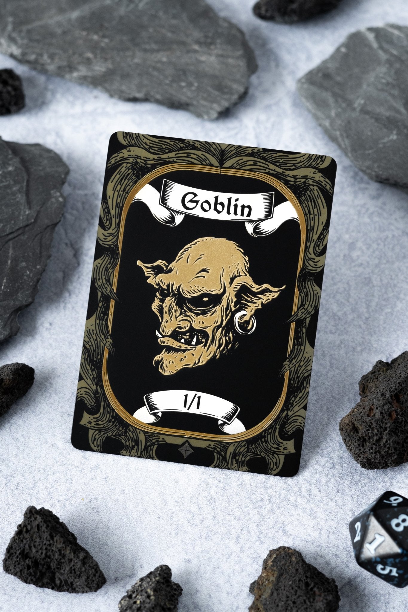 mtg goblin token cards Stainless Steel Goblin Token - Metal MTG Tokens