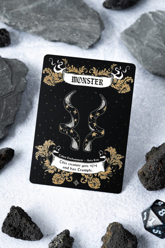 Engraved Steel Monster Role Token - Legendary Artifacts