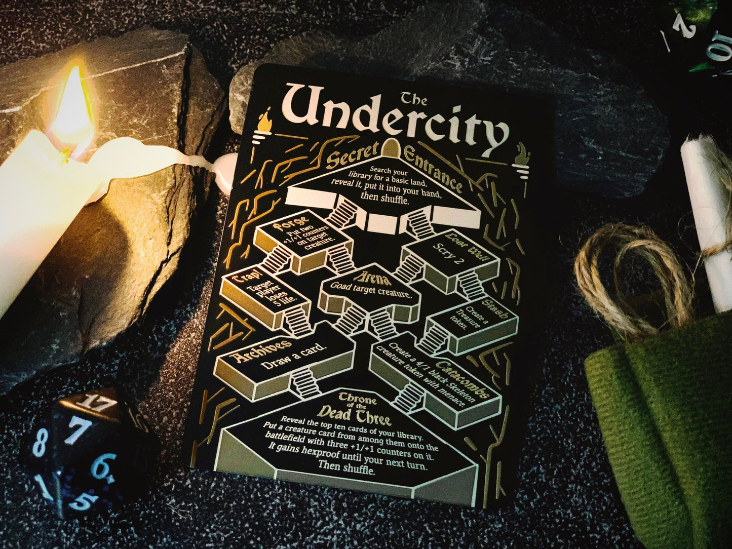Engraved Steel Undercity Token - Legendary Artifacts