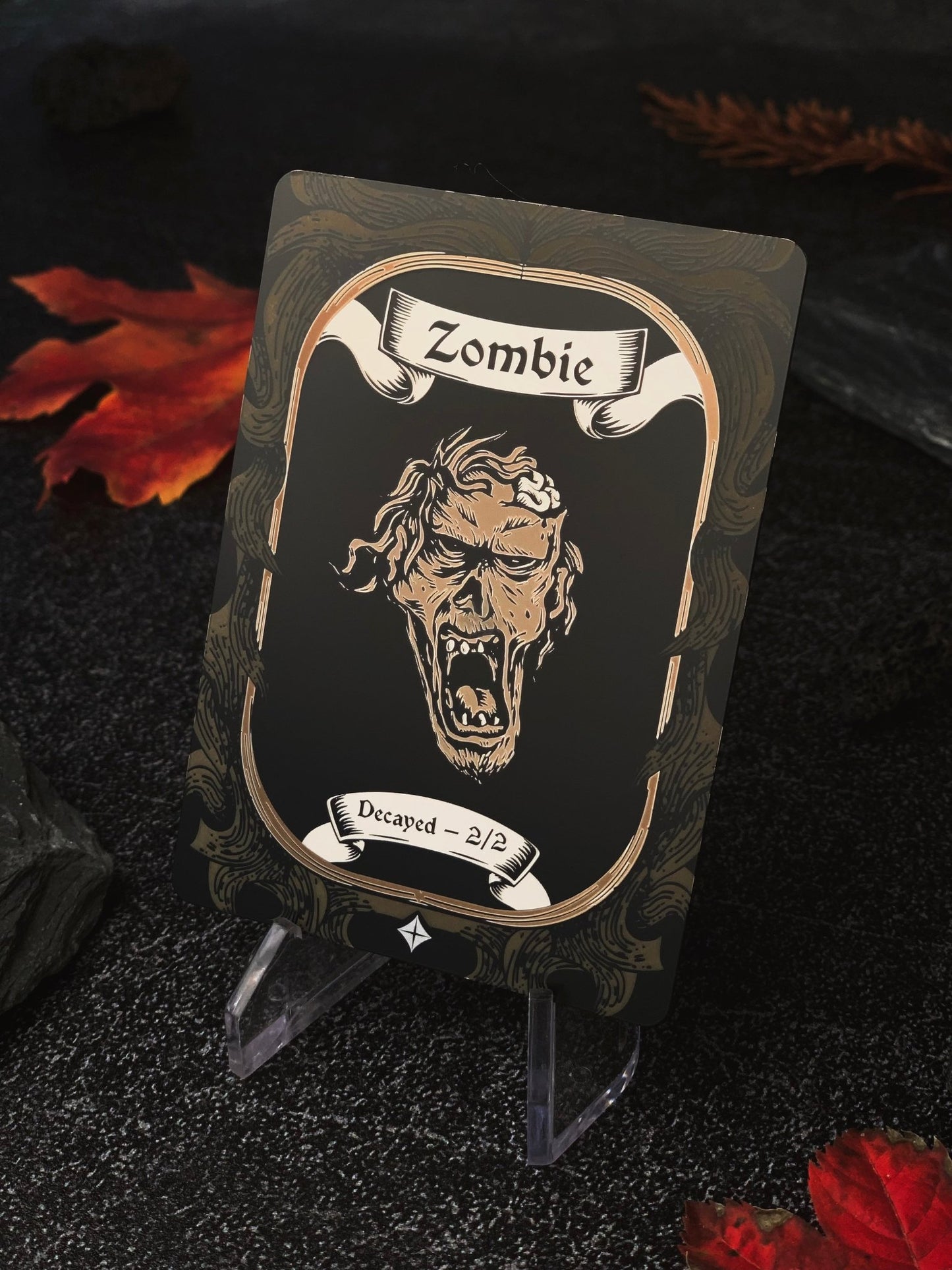 Engraved Steel Zombie Token (Decayed) - Legendary Artifacts