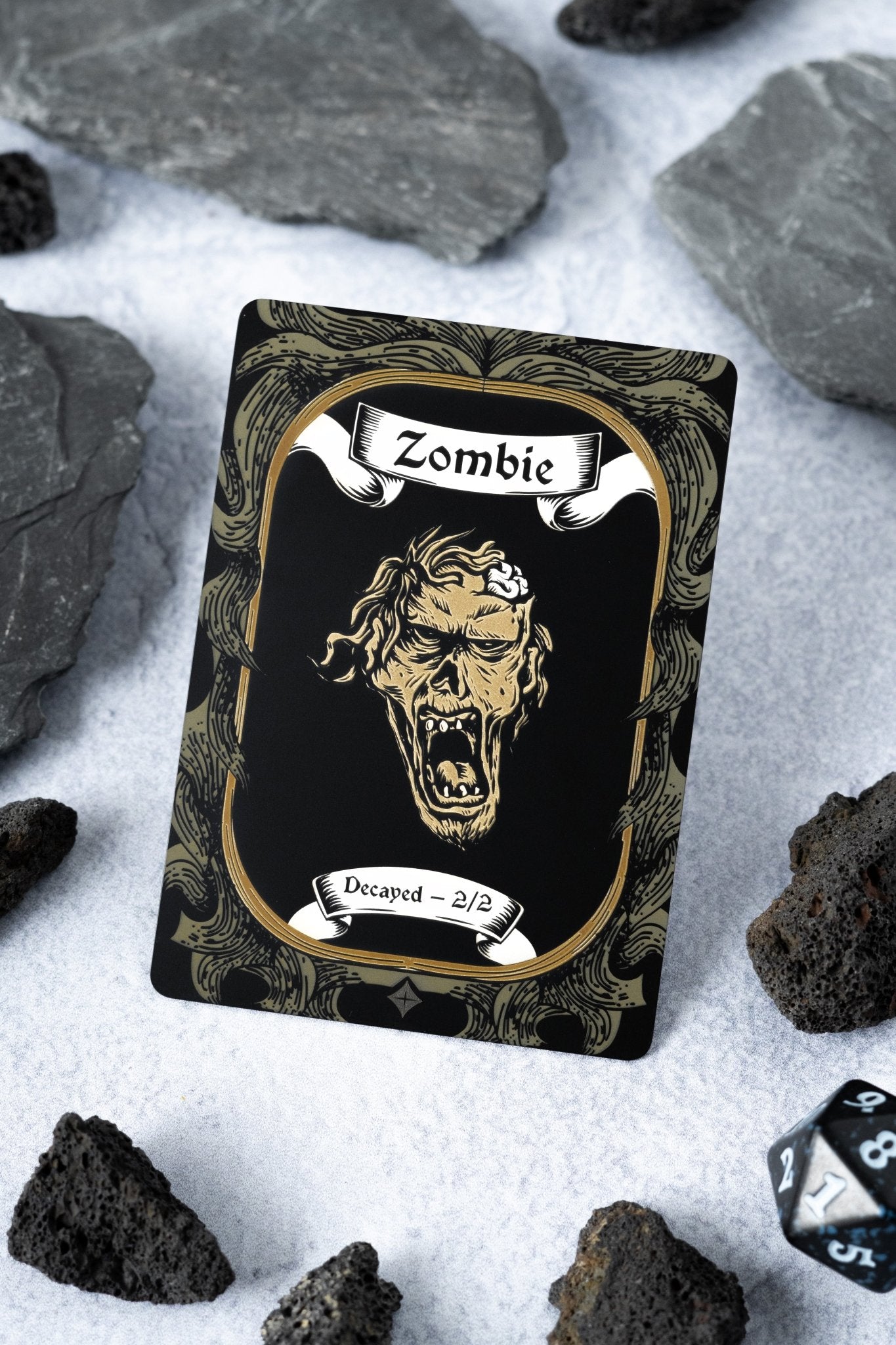 Engraved Steel Zombie Token (Decayed) - Legendary Artifacts
