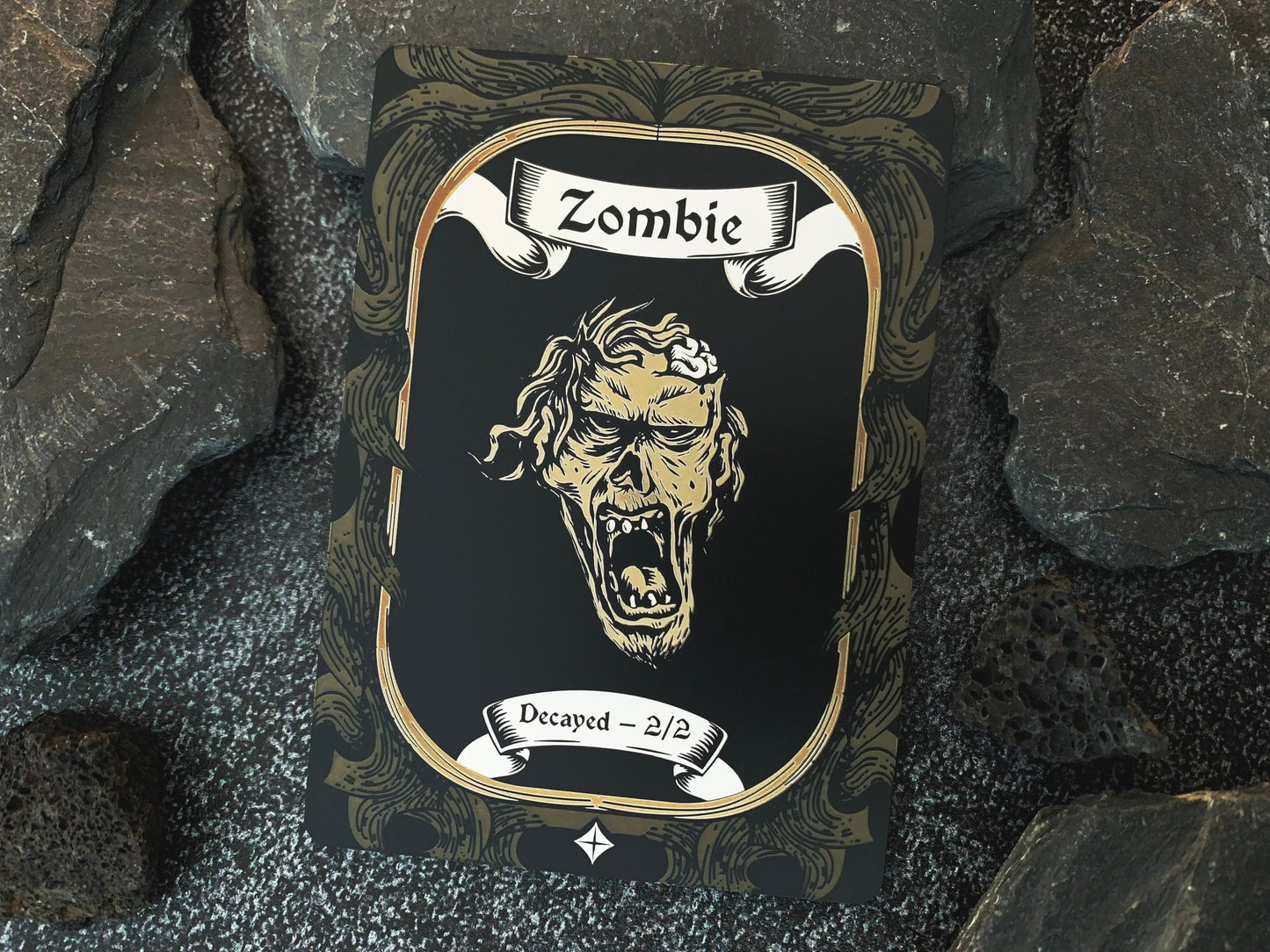 Engraved Steel Zombie Token (Decayed) - Legendary Artifacts