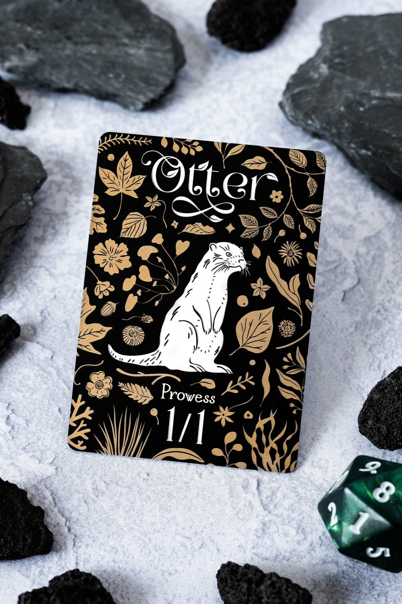mtg otter cards Stainless Steel Otter Token - Metal MTG Tokens