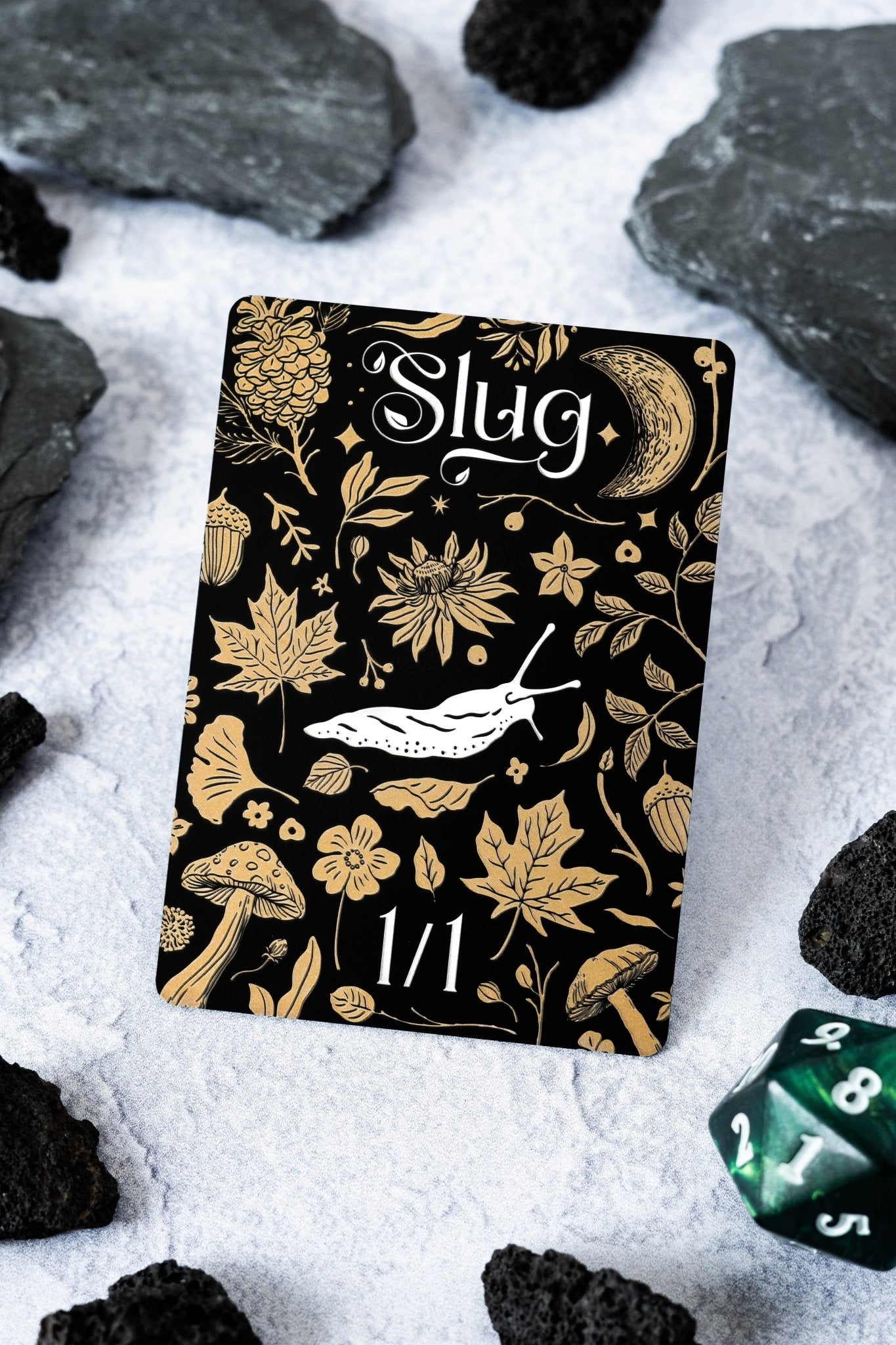 mtg slug cards Stainless Steel Slug Token - Metal MTG Tokens
