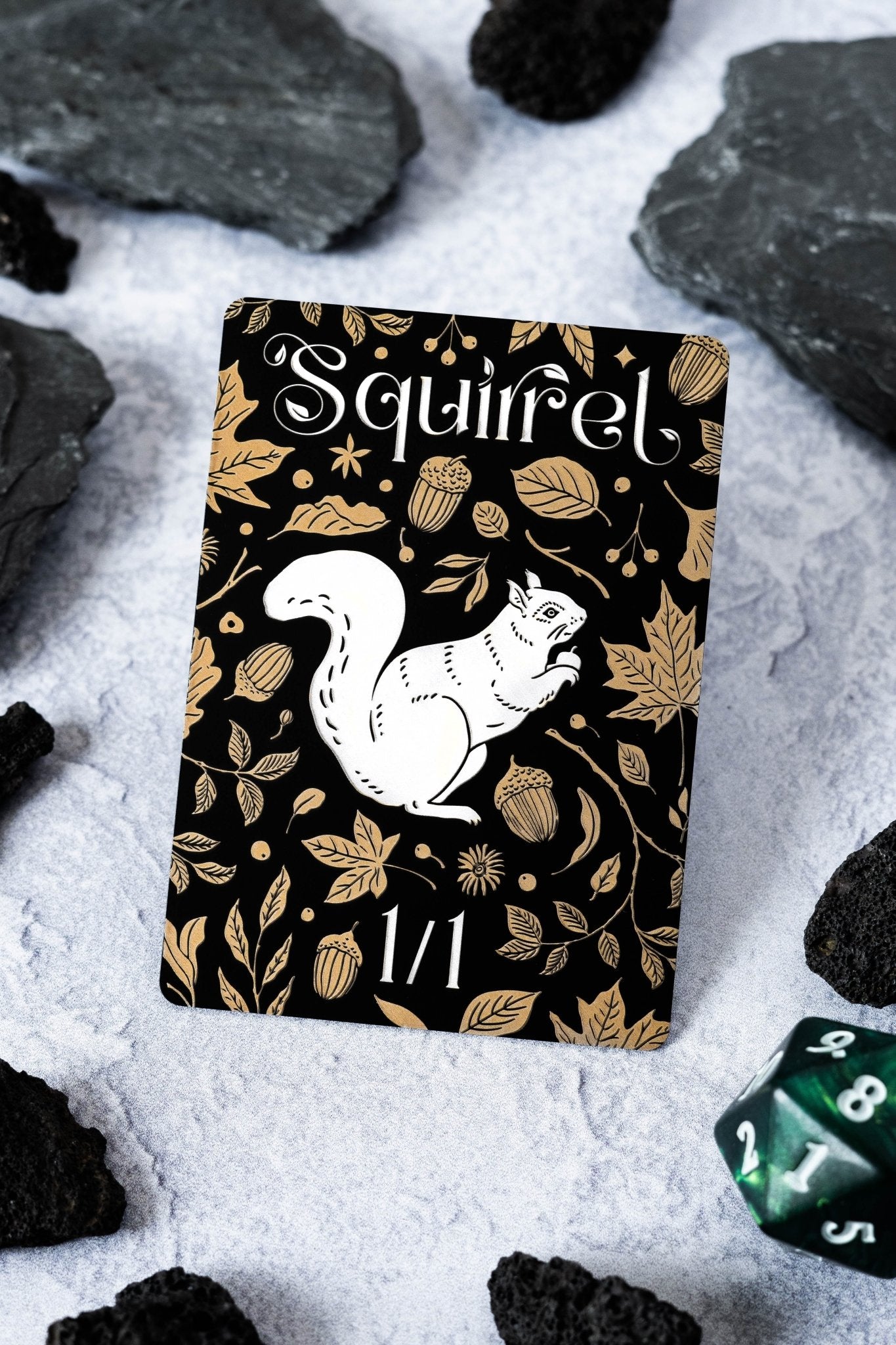 Stainless Steel Squirrel Token - Metal MTG Tokens | Legendary Artifacts Stainless Steel Squirrel Token - Metal MTG Tokens | Legendary Artifacts