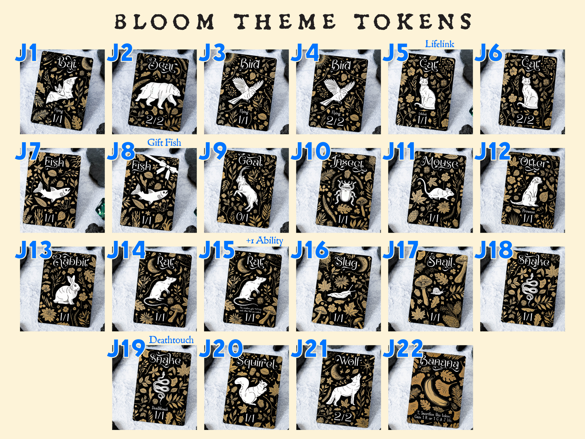 mtg double tokens card Stainless Steel Double-Sided Token - MTG Tokens