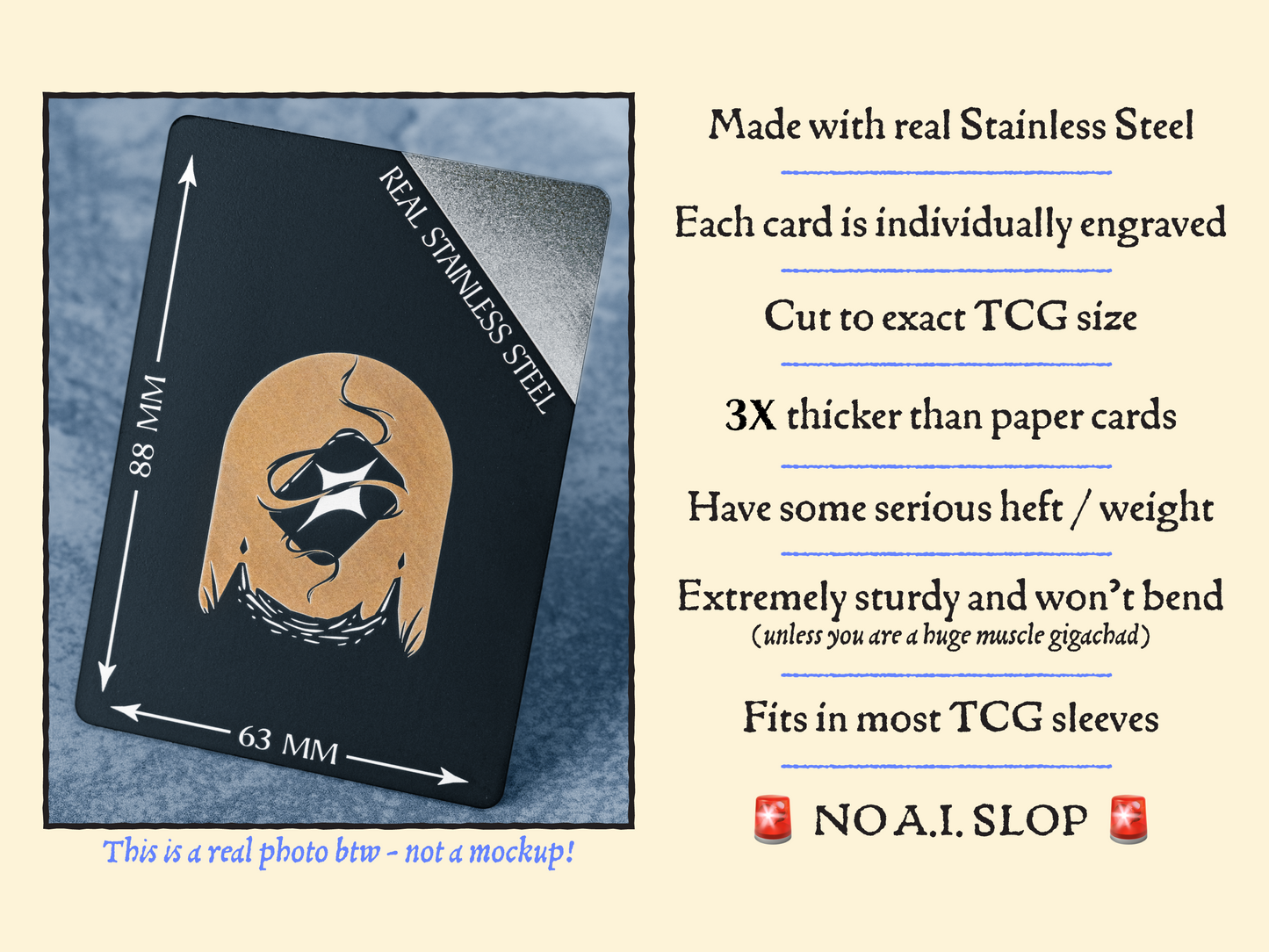 Stainless Steel Wizard Token