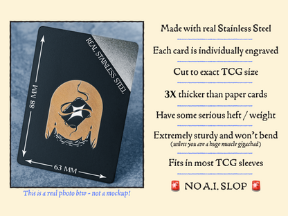 Stainless Steel Wizard Token