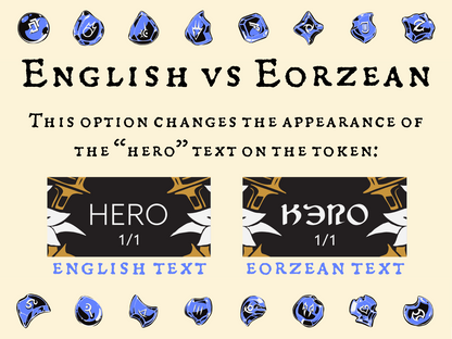 Customizable Stainless Steel Hero Token