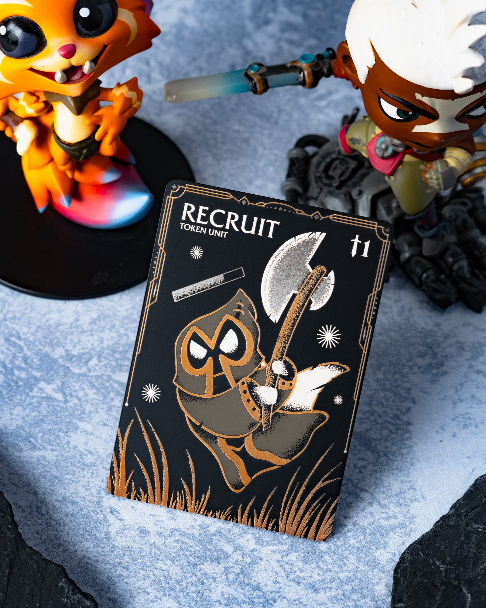 Stainless Steel Recruit Token - Metal Riftbound Tokens | Legendary Artifacts Stainless Steel Recruit Token - Metal Riftbound Tokens | Legendary Artifacts