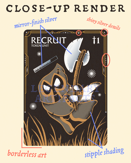 Stainless Steel Recruit Token