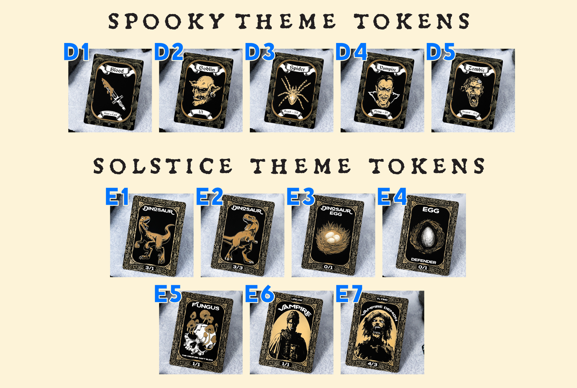 Stainless Steel Token Bundle - Metal MTG Tokens | Legendary Artifacts Stainless Steel Token Bundle - Metal MTG Tokens | Legendary Artifacts