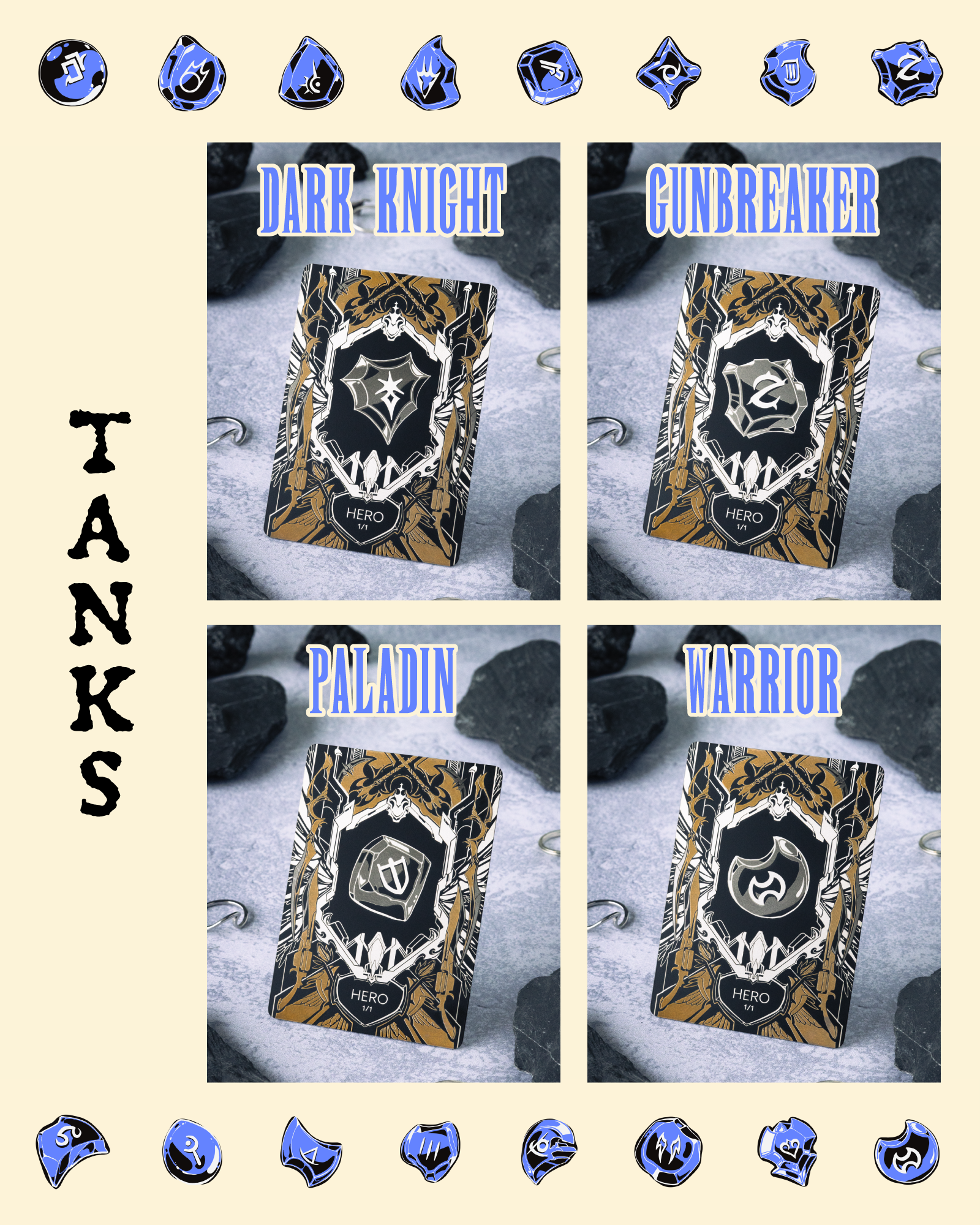 mtg final fantasy hero token deck Stainless Steel Hero Token - Metal MTG Tokens | Legendary Artifacts Magic