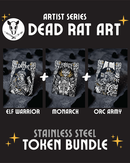 Artist Series Token Bundle — Elf Warrior, Monarch, Orc Army - Legendary Artifacts