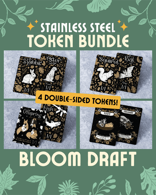 Bloom Draft Token Bundle — Rabbit, Otter, Squirrel, Bat, Offspring, Fish, Food, Treasure - Legendary Artifacts