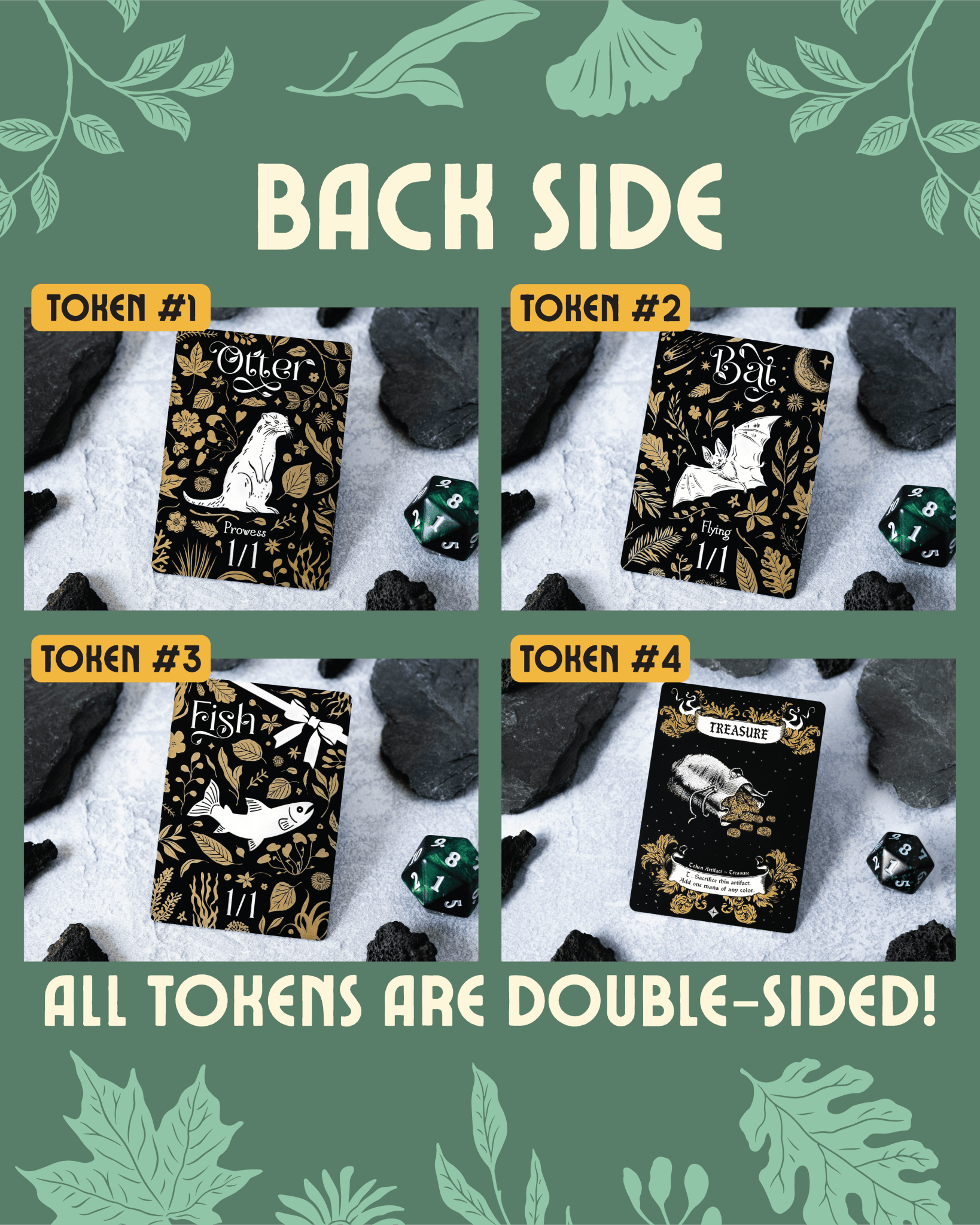 Bloom Draft Token Bundle - Metal MTG Tokens | Legendary Artifacts Bloom Draft Token Bundle - Metal MTG Tokens | Legendary Artifacts