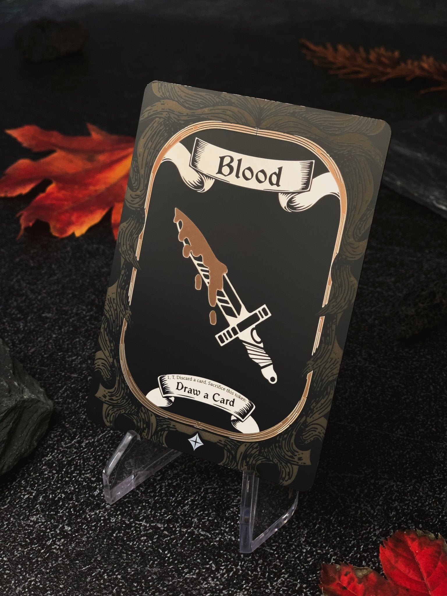 blood token cards mtg MTG Blood Tokens - Magic the Gathering Innistrad: Crimson Vow Vampires | Laser Cut Wood