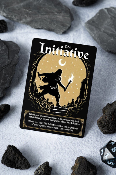 Stainless Steel Initiative Token - Metal MTG Tokens