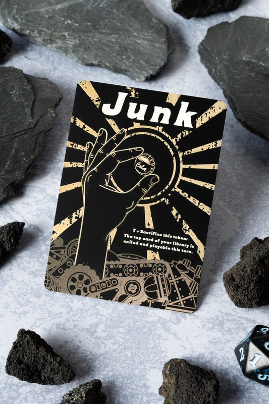 Engraved Steel Junk Token - Legendary Artifacts