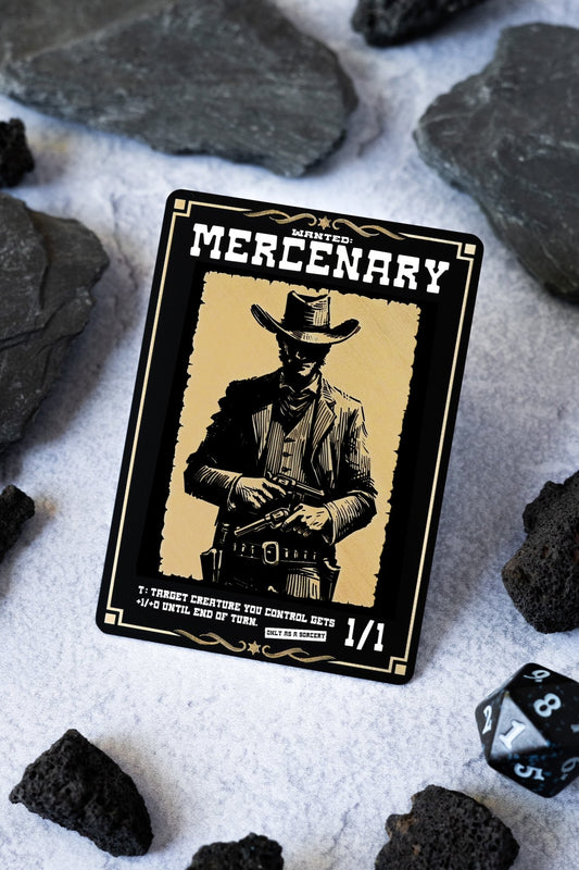 Engraved Steel Mercenary Token - Legendary Artifacts