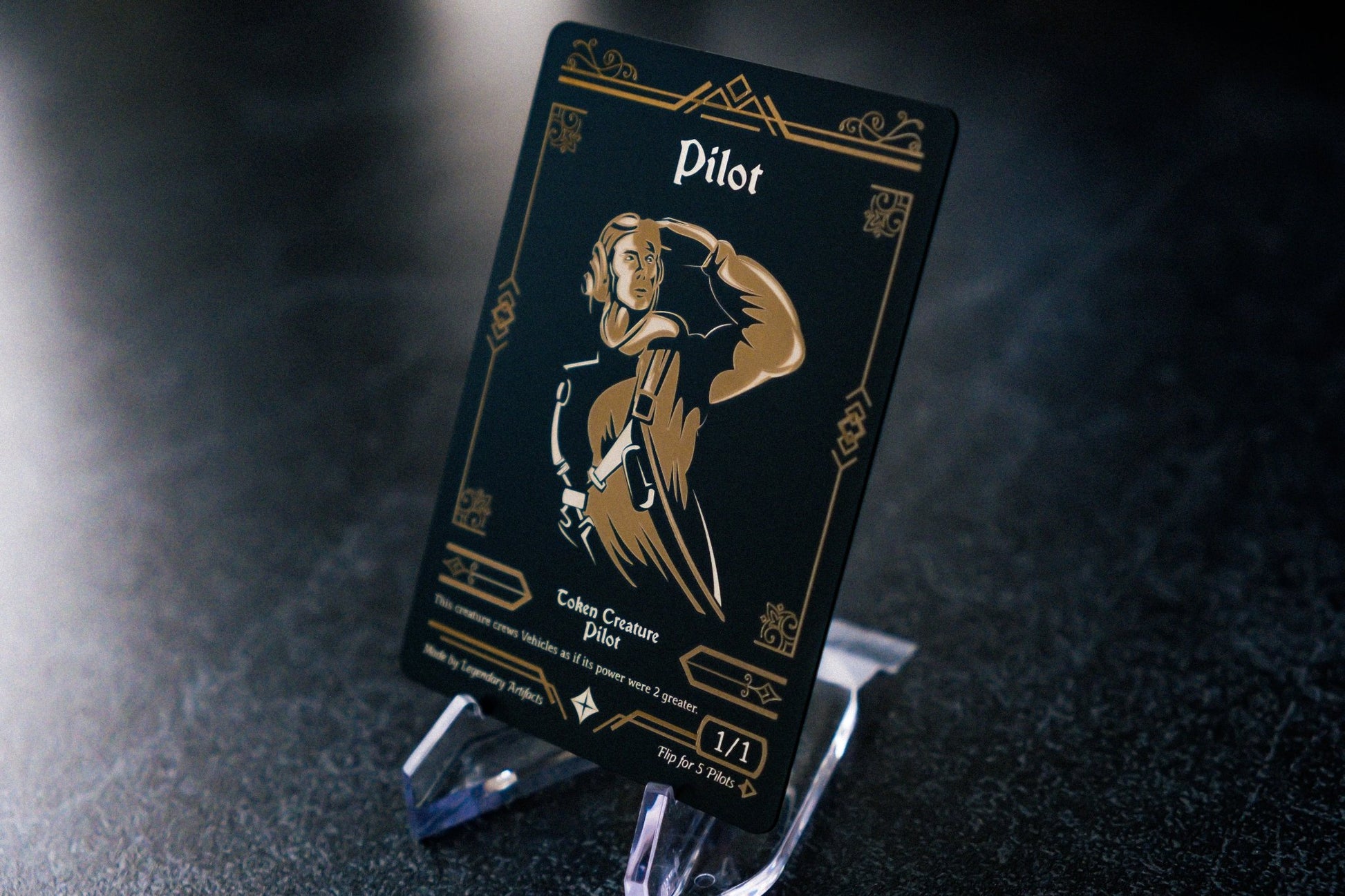 mtg cards that make pilot tokens Stainless Steel Pilot Token - Metal MTG Tokens