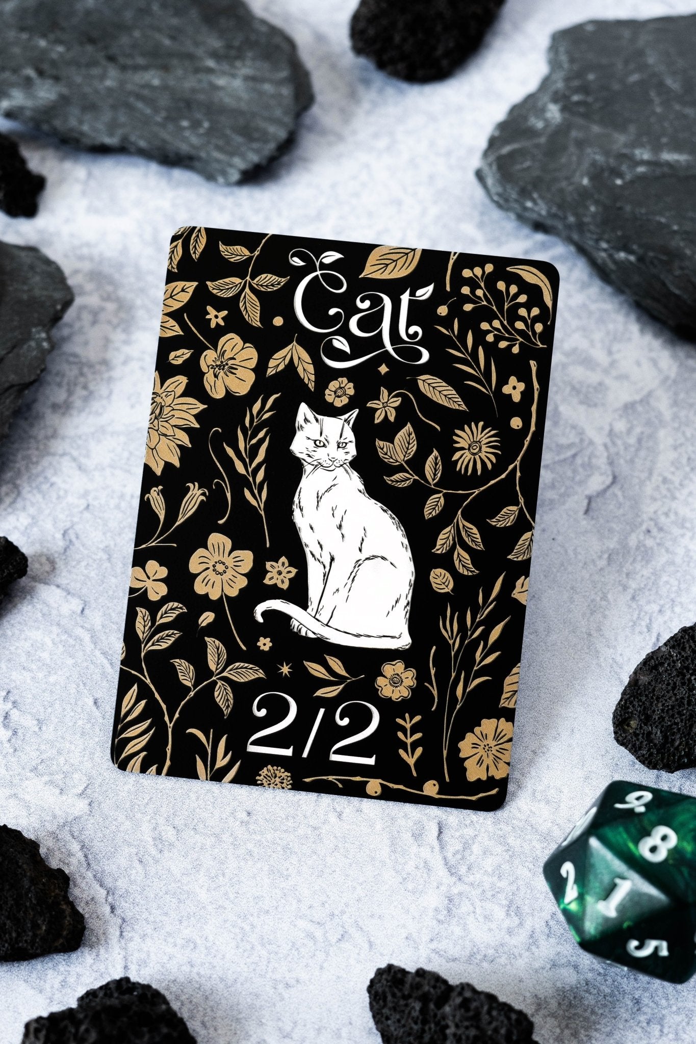 Stainless Steel Cat Token - Metal MTG Tokens | Legendary Artifacts Stainless Steel Cat Token - Metal MTG Tokens | Legendary Artifacts