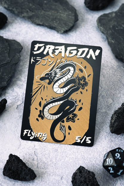 Stainless Steel Dragon Token - Legendary Artifacts