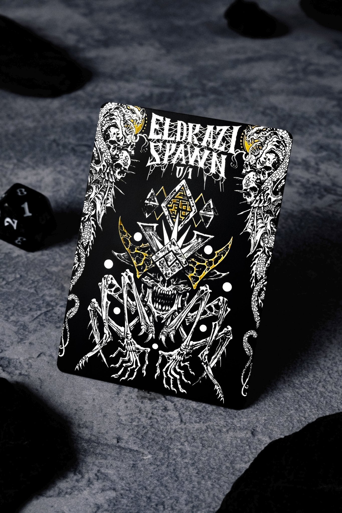 Stainless Steel Eldrazi Spawn Token - Metal MTG Tokens | Legendary ...