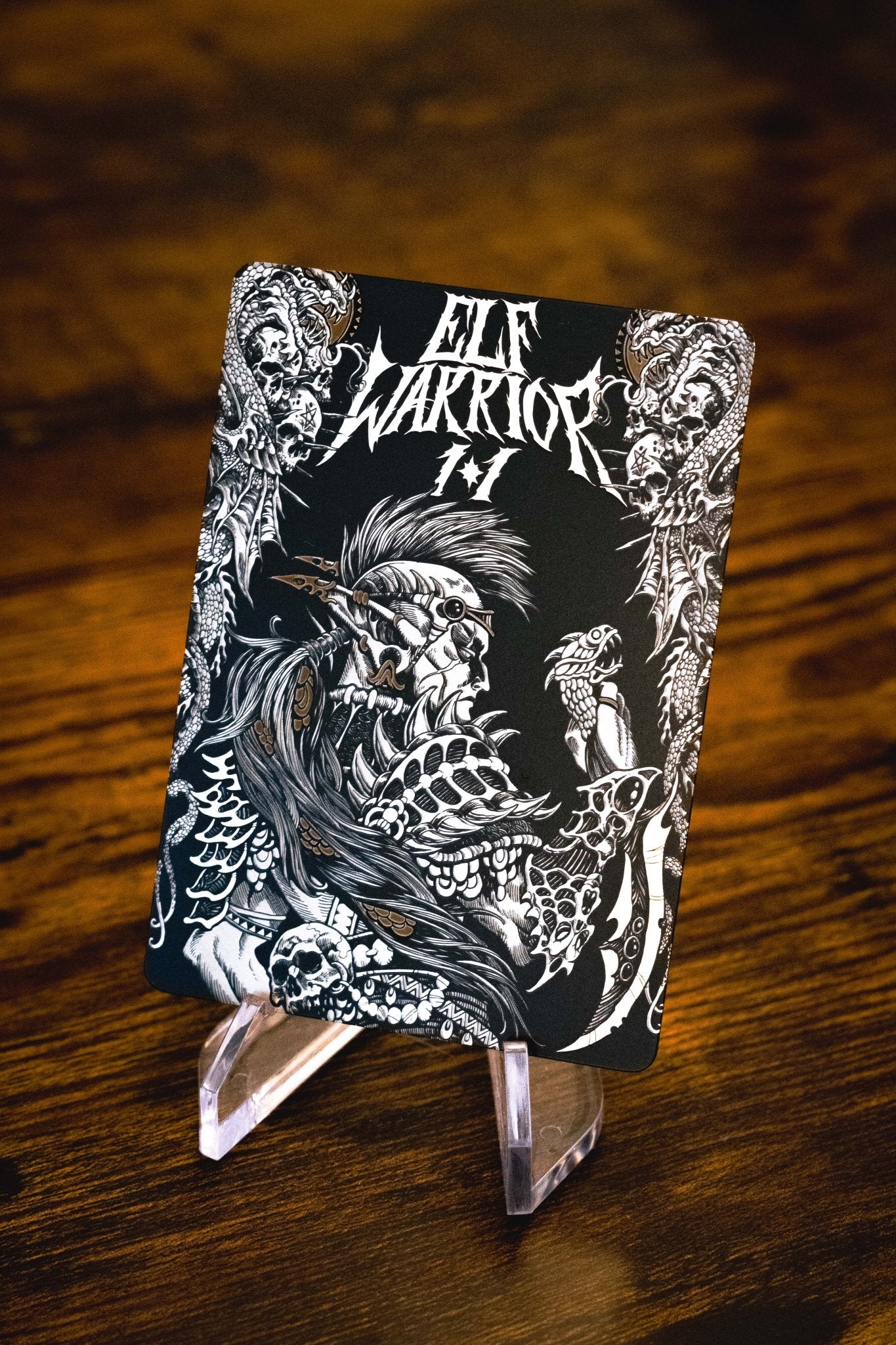 Stainless Steel Elf Warrior Token - Legendary Artifacts