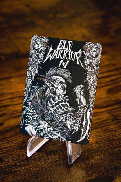 Stainless Steel Elf Warrior Token - Legendary Artifacts