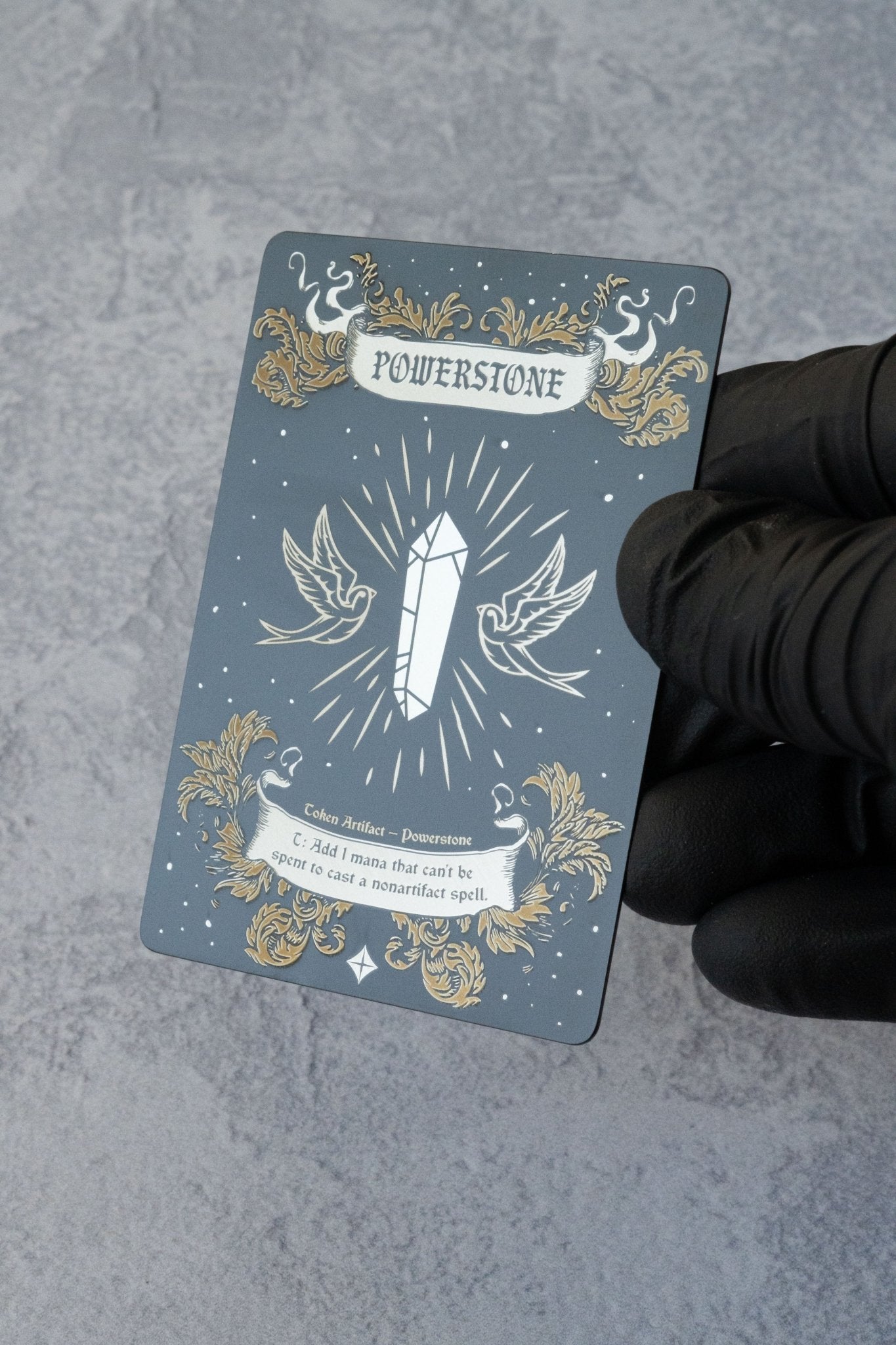 Stainless Steel Powerstone Token - Metal MTG Tokens | Legendary Artifacts Stainless Steel Powerstone Token - Metal MTG Tokens | Legendary Artifacts