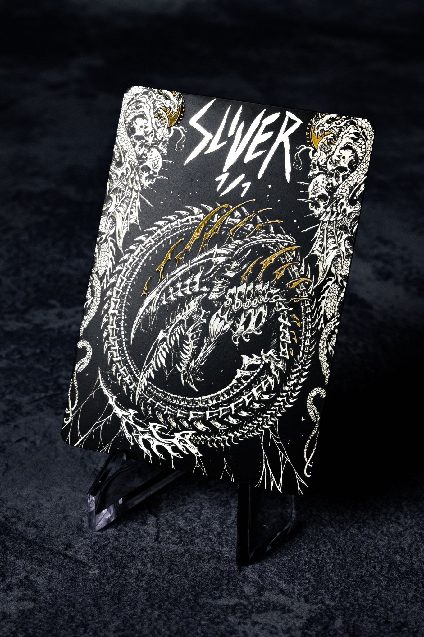 Stainless Steel Sliver Token - Metal MTG Tokens | Legendary Artifacts