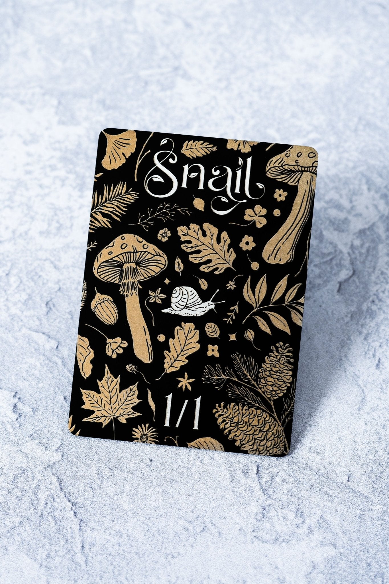 Stainless Steel Snail Token - Metal MTG Tokens | Legendary Artifacts Stainless Steel Snail Token - Metal MTG Tokens | Legendary Artifacts